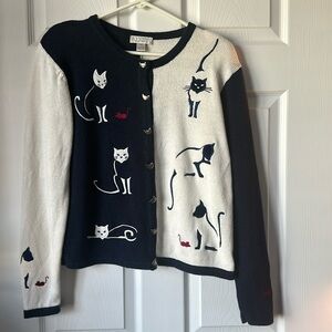 Cat Lover’s Cardigan Sweater